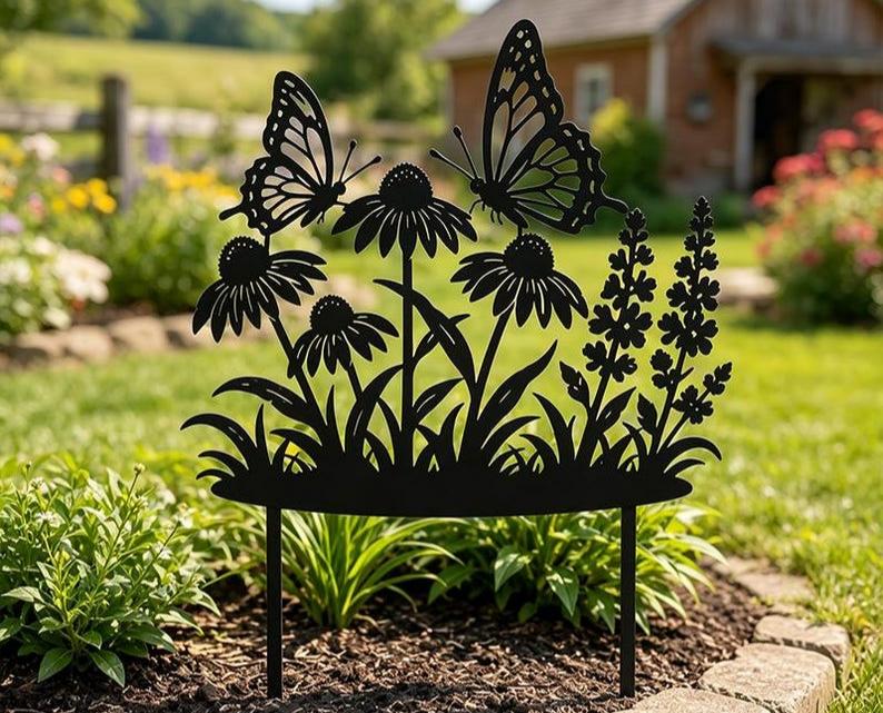 Deko-Schilder für den Garten – groß oder klein? Die goldene Regel zur Größenwahl nach Gartenfläche