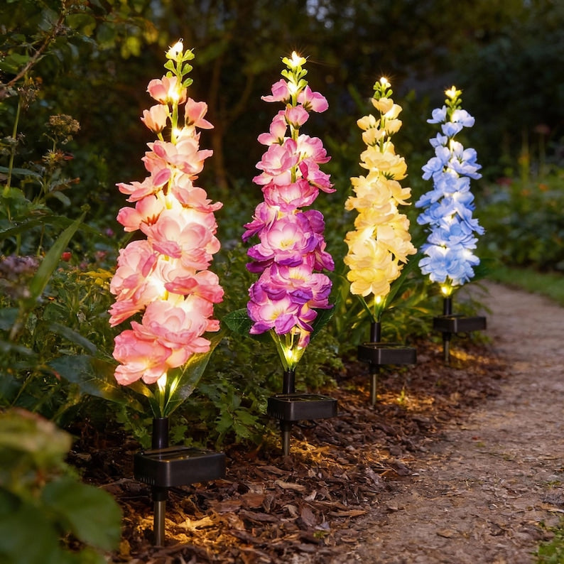 LED Solar Lichterkette für Gartenweg & Gartendekoration, 70 cm, automatisch