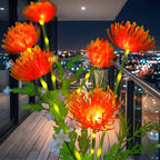 Solar Blumen Garten Lichter LED Pfahlleuchten Außen Wasserdicht Blumen Weg Lichter Hof Dekor Beleuchtung