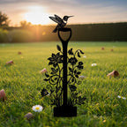 Metall Kolibri Gartenstecker, Gartenblumen Schaufel Kunst, Yard Dekor