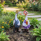 Mini-Harz-Entenfigur realistische Entenstatue Feengarten-Dekor Bauernhaus-Tierverzierung