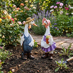 Mini-Harz-Entenfigur realistische Entenstatue Feengarten-Dekor Bauernhaus-Tierverzierung