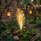 88 cm Solarbetriebene LED-Gartenleuchten, Warmweiß, Wasserdicht