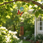 Metall Garten Windspiel Kolibri Libelle Schmetterling Hängend Dekor
